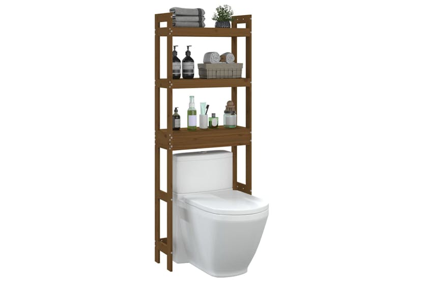vidaXL 824661 Toilet Rack Honey Brown 63x26x171cm Solid Wood Pine vidaXL 824661 Toilet Rack Honey Brown 63x26x171cm Solid Wood Pine