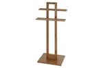 Bathroom Solutions Towel Holder Bamboo 38x32.5x70 Cm Bathroom Solutions Towel Holder Bamboo 38x32.5x70 Cm