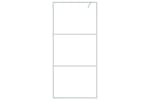 vidaXL 152116 Walk-in Shower Wall Silver 90x195cm Clear Esg Glass vidaXL 152116 Walk-in Shower Wall Silver 90x195cm Clear Esg Glass