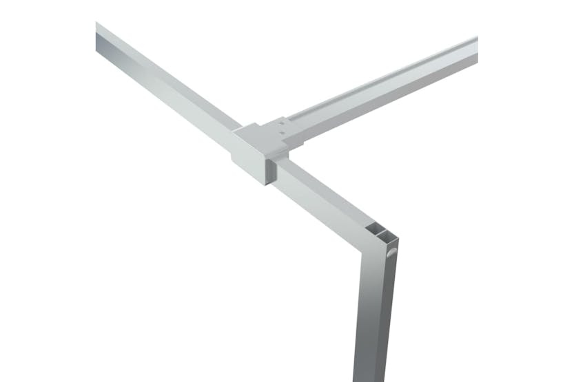 vidaXL 152116 Walk-in Shower Wall Silver 90x195cm Clear Esg Glass vidaXL 152116 Walk-in Shower Wall Silver 90x195cm Clear Esg Glass