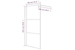vidaXL 152116 Walk-in Shower Wall Silver 90x195cm Clear Esg Glass vidaXL 152116 Walk-in Shower Wall Silver 90x195cm Clear Esg Glass