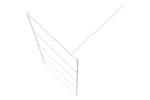 vidaXL 152142 Walk-in Shower Wall White 100x195cm Clear Esg Glass vidaXL 152142 Walk-in Shower Wall White 100x195cm Clear Esg Glass