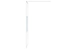 vidaXL 152150 Walk-in Shower Wall White 80x195cm Clear Esg Glass vidaXL 152150 Walk-in Shower Wall White 80x195cm Clear Esg Glass