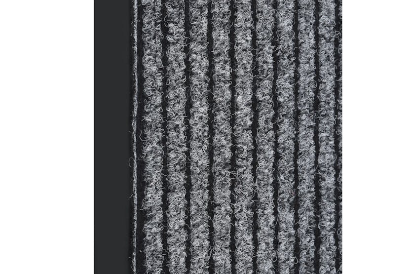 vidaXL 331604 Doormat Striped Grey 40x60cm vidaXL 331604 Doormat Striped Grey 40x60cm