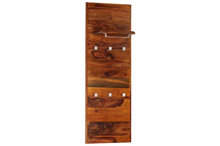 vidaXL 246351 Coat Rack Solid Sheesham Wood 118x40cm vidaXL 246351 Coat Rack Solid Sheesham Wood 118x40cm