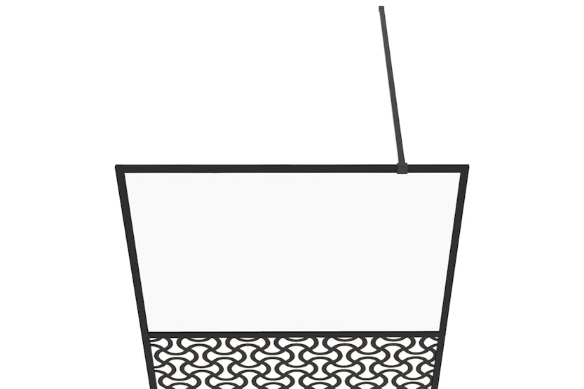 vidaXL 151028 Walk-in Shower Wall With Clear Esg Glass 80x195cm Black vidaXL 151028 Walk-in Shower Wall With Clear Esg Glass 80x195cm Black