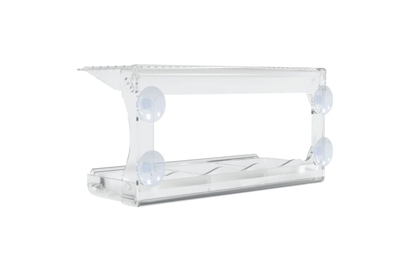 vidaXL 318304 Window Bird Feeders 2 Pcs Acrylic 30x12x15cm vidaXL 318304 Window Bird Feeders 2 Pcs Acrylic 30x12x15cm