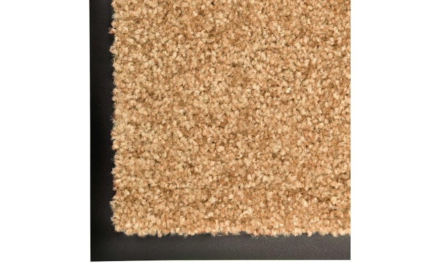 vidaXL 323467 Doormat Washable Cream 90x150cm vidaXL 323467 Doormat Washable Cream 90x150cm
