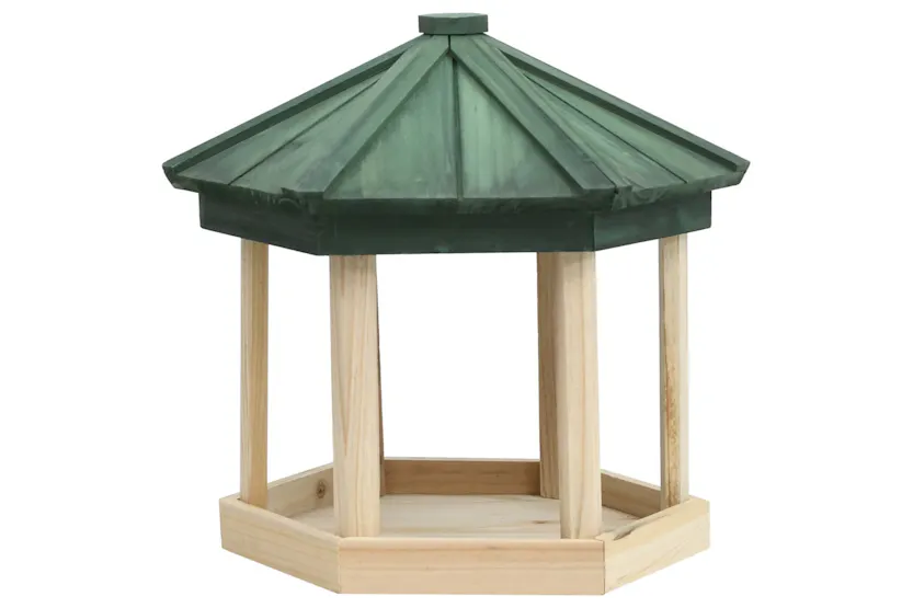 vidaXL 314816 Bird Feeder Octagon Solid Firwood 33x30cm vidaXL 314816 Bird Feeder Octagon Solid Firwood 33x30cm