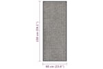 vidaXL 326945 Doormat Tufted 60x150cm Light Brown vidaXL 326945 Doormat Tufted 60x150cm Light Brown