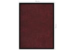 vidaXL 331599 Doormat Striped Red 60x80cm vidaXL 331599 Doormat Striped Red 60x80cm