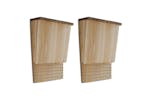 vidaXL 41293 Bat House 22 X 12 X 34cm Set Of 2 vidaXL 41293 Bat House 22 X 12 X 34cm Set Of 2