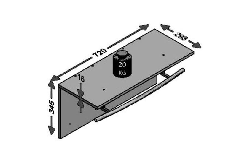 Fmd 428779 Wall-mounted Coat Rack 72x29.3x34.5 Cm Oak Fmd 428779 Wall-mounted Coat Rack 72x29.3x34.5 Cm Oak