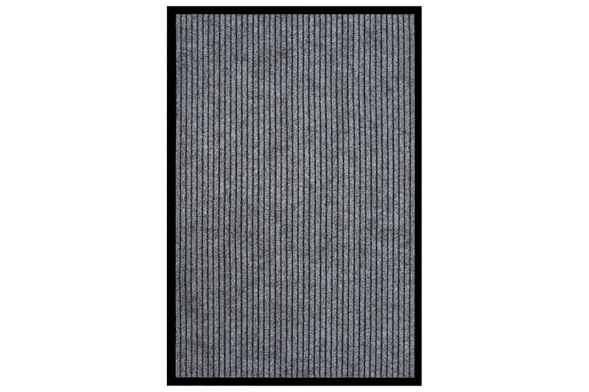 vidaXL 331606 Doormat Striped Grey 80x120cm vidaXL 331606 Doormat Striped Grey 80x120cm