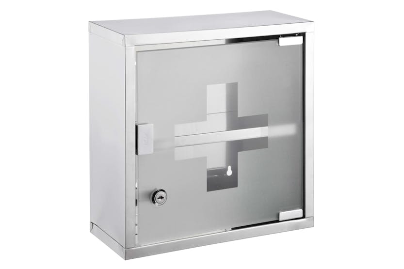 Hi 423970 Medicine Cabinet 30x12x30 Cm Stainless Steel Hi 423970 Medicine Cabinet 30x12x30 Cm Stainless Steel