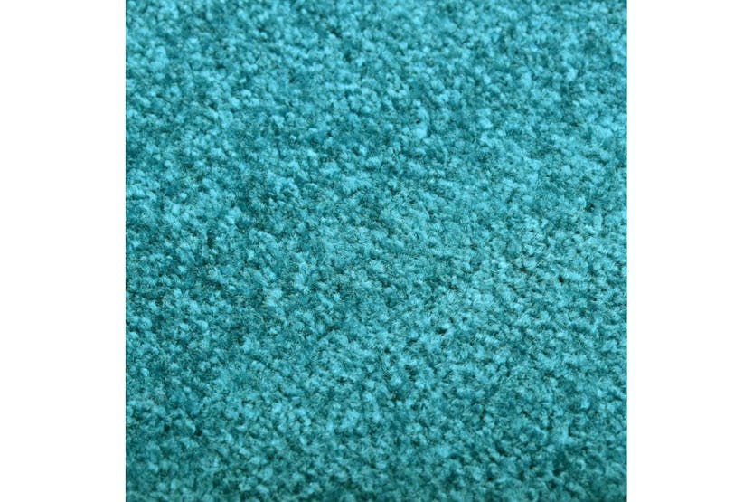 vidaXL 323460 Doormat Washable Cyan 90x120cm vidaXL 323460 Doormat Washable Cyan 90x120cm