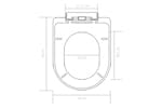vidaXL 145022 Soft-close Toilet Seat With Quick-release Design Black vidaXL 145022 Soft-close Toilet Seat With Quick-release Design Black