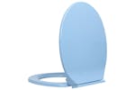 vidaXL 145822 Soft-close Toilet Seat Blue Oval vidaXL 145822 Soft-close Toilet Seat Blue Oval