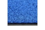 vidaXL 323442 Doormat Washable Blue 90x120cm vidaXL 323442 Doormat Washable Blue 90x120cm