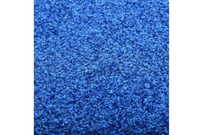 vidaXL 323443 Doormat Washable Blue 90x150cm vidaXL 323443 Doormat Washable Blue 90x150cm