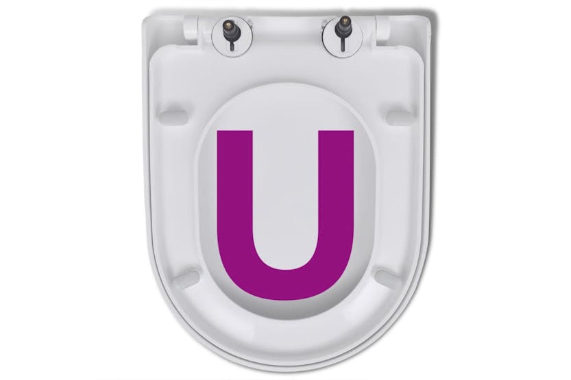 vidaXL 275930 Toilet Seats With Soft Close Lids 2 Pcs Plastic White vidaXL 275930 Toilet Seats With Soft Close Lids 2 Pcs Plastic White