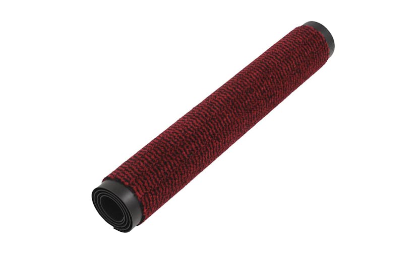 vidaXL 132716 Dust Control Mat Rectangular Tufted 90x150cm Red vidaXL 132716 Dust Control Mat Rectangular Tufted 90x150cm Red