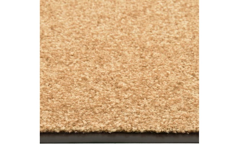 vidaXL 323466 Doormat Washable Cream 90x120cm vidaXL 323466 Doormat Washable Cream 90x120cm