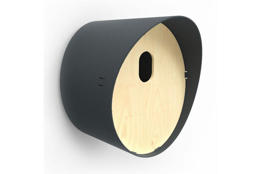 Capi 445510 Bird House Oval 2 24x19x23 Cm Anthracite Capi 445510 Bird House Oval 2 24x19x23 Cm Anthracite