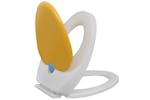 vidaXL 141766 White & Yellow Soft-close Toilet Seat Adults/children vidaXL 141766 White & Yellow Soft-close Toilet Seat Adults/children