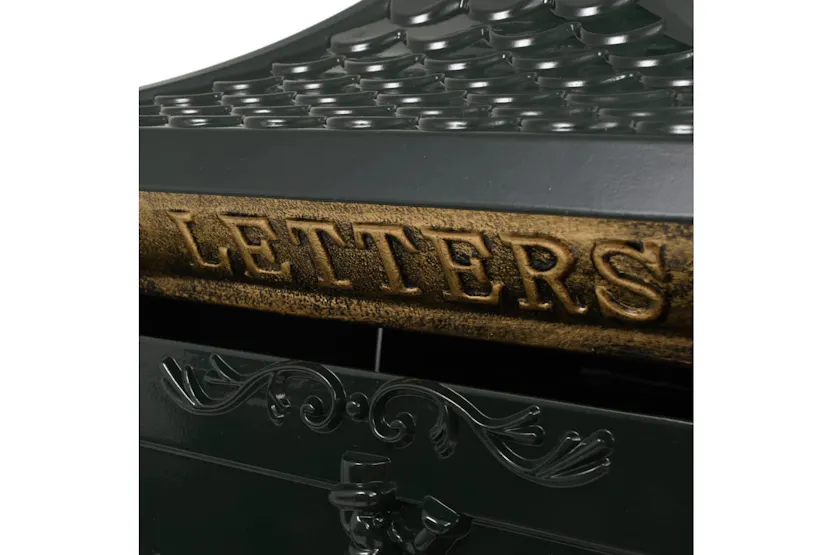 vidaXL 43893 Pedestal Letterbox Aluminium Vintage Style Rustproof Green vidaXL 43893 Pedestal Letterbox Aluminium Vintage Style Rustproof Green