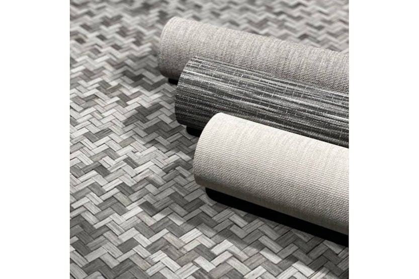 Noordwand 444825 Wallpaper Botanica Rattan Wickerwork Black And Grey Noordwand 444825 Wallpaper Botanica Rattan Wickerwork Black And Grey