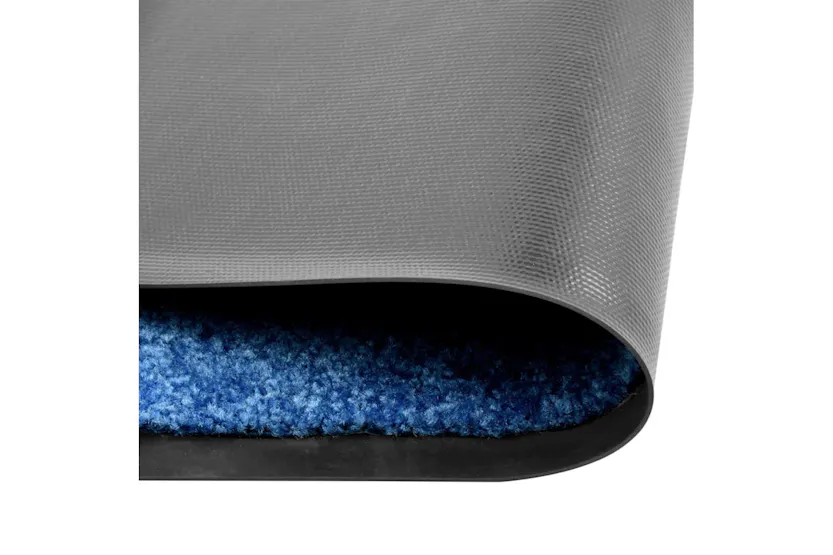 vidaXL 323444 Doormat Washable Blue 120x180cm vidaXL 323444 Doormat Washable Blue 120x180cm