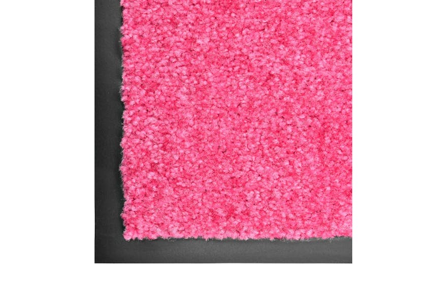 vidaXL 323446 Doormat Washable Pink 60x90cm vidaXL 323446 Doormat Washable Pink 60x90cm
