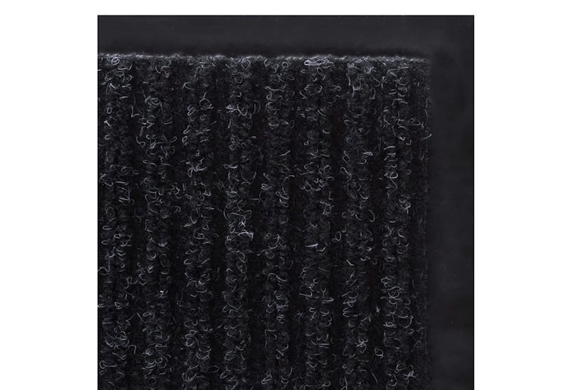 vidaXL 241264 Door Mat 90 X 60cm Black Pvc vidaXL 241264 Door Mat 90 X 60cm Black Pvc