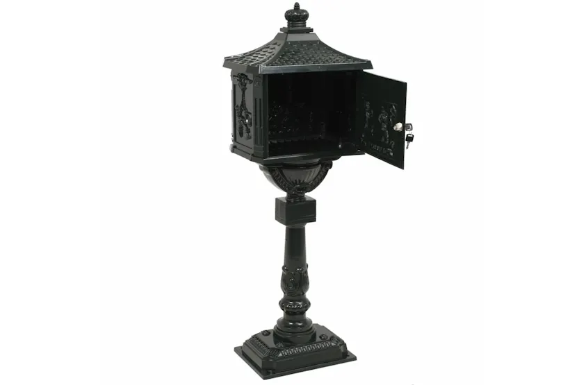 vidaXL 43893 Pedestal Letterbox Aluminium Vintage Style Rustproof Green vidaXL 43893 Pedestal Letterbox Aluminium Vintage Style Rustproof Green