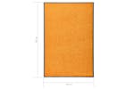vidaXL 323452 Doormat Washable Orange 60x90cm vidaXL 323452 Doormat Washable Orange 60x90cm