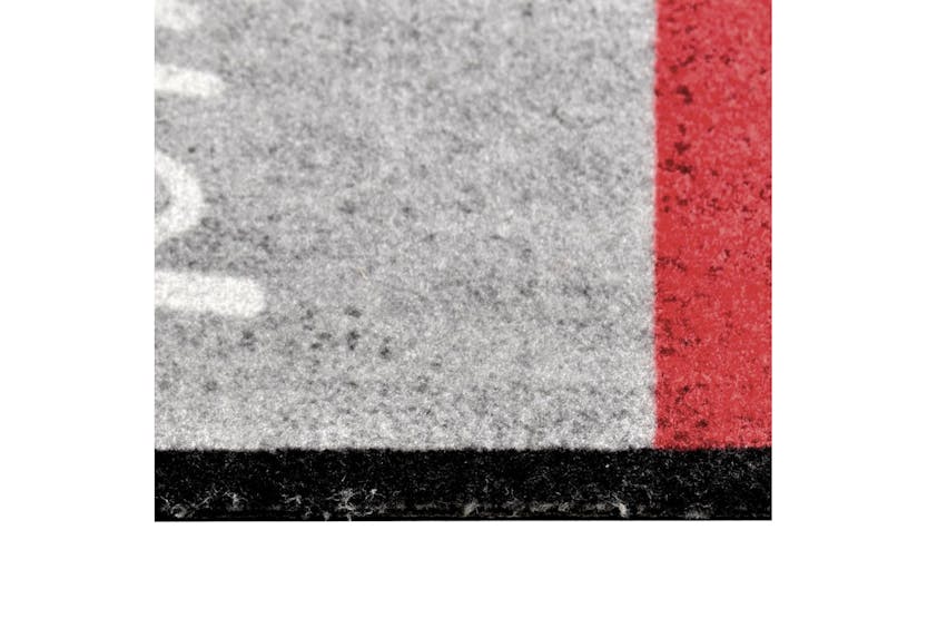 vidaXL 323469 Kitchen Floor Mat Washable Tomato 45x150cm vidaXL 323469 Kitchen Floor Mat Washable Tomato 45x150cm