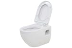 vidaXL 143022 Wall-hung Toilet Ceramic White vidaXL 143022 Wall-hung Toilet Ceramic White