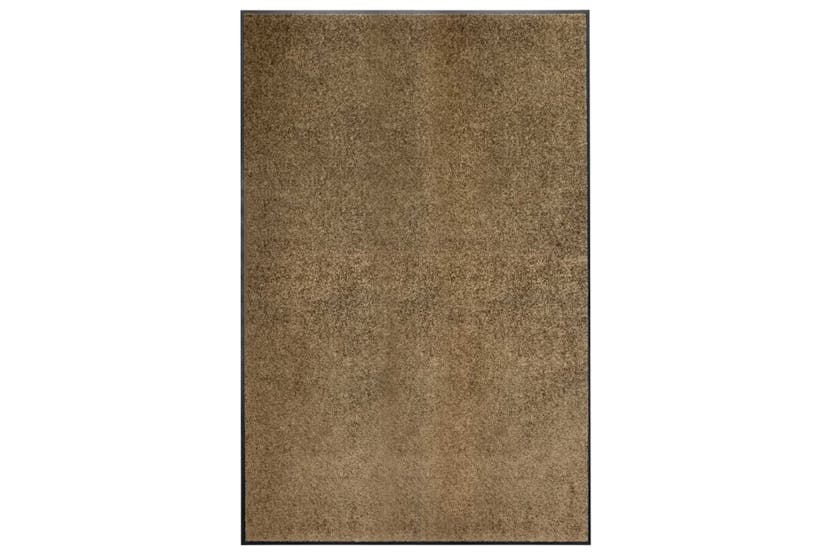 vidaXL 323438 Doormat Washable Brown 120x180cm vidaXL 323438 Doormat Washable Brown 120x180cm