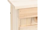 vidaXL 47245 Sparrow House With 5 Rooms 68x15x21cm Firwood vidaXL 47245 Sparrow House With 5 Rooms 68x15x21cm Firwood