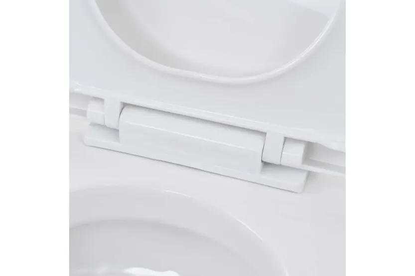 vidaXL 3082092 Wall-hung Toilet With Concealed High Cistern Ceramic vidaXL 3082092 Wall-hung Toilet With Concealed High Cistern Ceramic