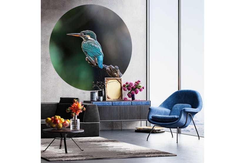 Wallart 440375 Wallpaper Circle The Kingfisher 190 Cm Wallart 440375 Wallpaper Circle The Kingfisher 190 Cm