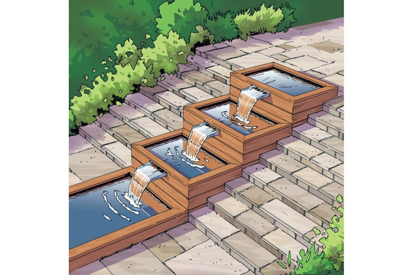 Ubbink 401389 Brisbane 30 Stainless Steel Waterfall Blade For Garden Pond Ubbink 401389 Brisbane 30 Stainless Steel Waterfall Blade For Garden Pond