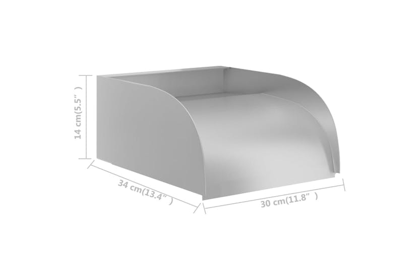 vidaXL 148875 Waterfall 30x34x14cm Stainless Steel 304 vidaXL 148875 Waterfall 30x34x14cm Stainless Steel 304