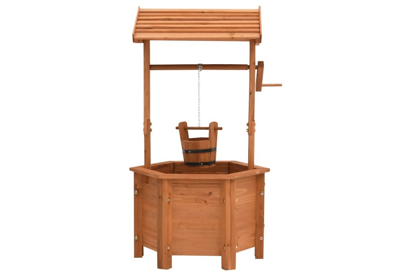 vidaXL 47238 Garden Wishing Well Planter 40x40x84cm Firwood vidaXL 47238 Garden Wishing Well Planter 40x40x84cm Firwood