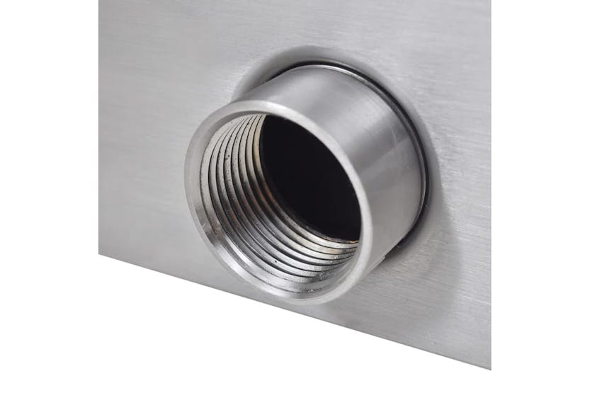 vidaXL 41666 Rectangular Waterfall Pool Fountain Stainless Steel 45cm vidaXL 41666 Rectangular Waterfall Pool Fountain Stainless Steel 45cm