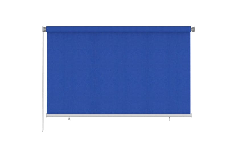 vidaXL 312844 Outdoor Roller Blind 240x140cm Blue Hdpe vidaXL 312844 Outdoor Roller Blind 240x140cm Blue Hdpe