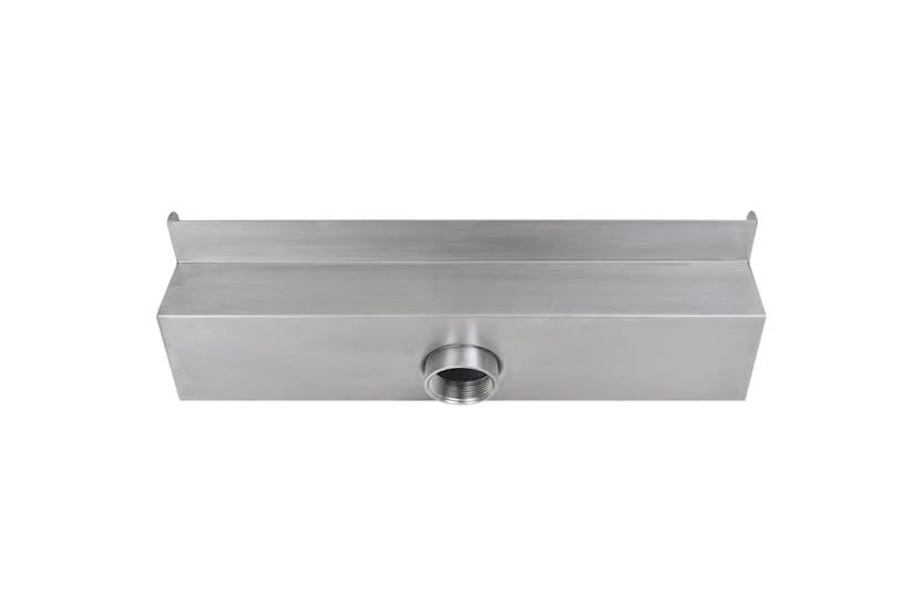 vidaXL 41666 Rectangular Waterfall Pool Fountain Stainless Steel 45cm vidaXL 41666 Rectangular Waterfall Pool Fountain Stainless Steel 45cm