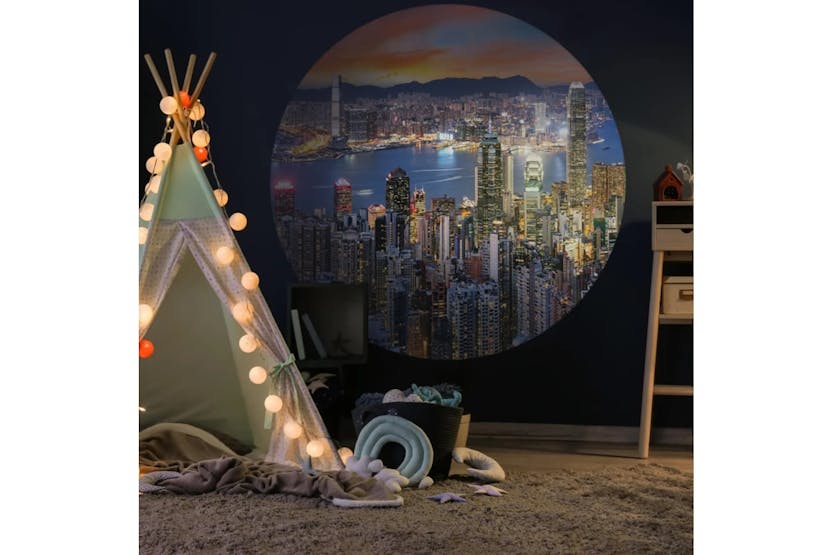 Wallart 440351 Wallpaper Circle Skyline By Night 190 Cm Wallart 440351 Wallpaper Circle Skyline By Night 190 Cm