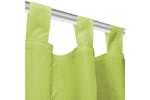 vidaXL 132222 Micro-satin Curtains 2 Pcs With Loops 140x175cm Green vidaXL 132222 Micro-satin Curtains 2 Pcs With Loops 140x175cm Green